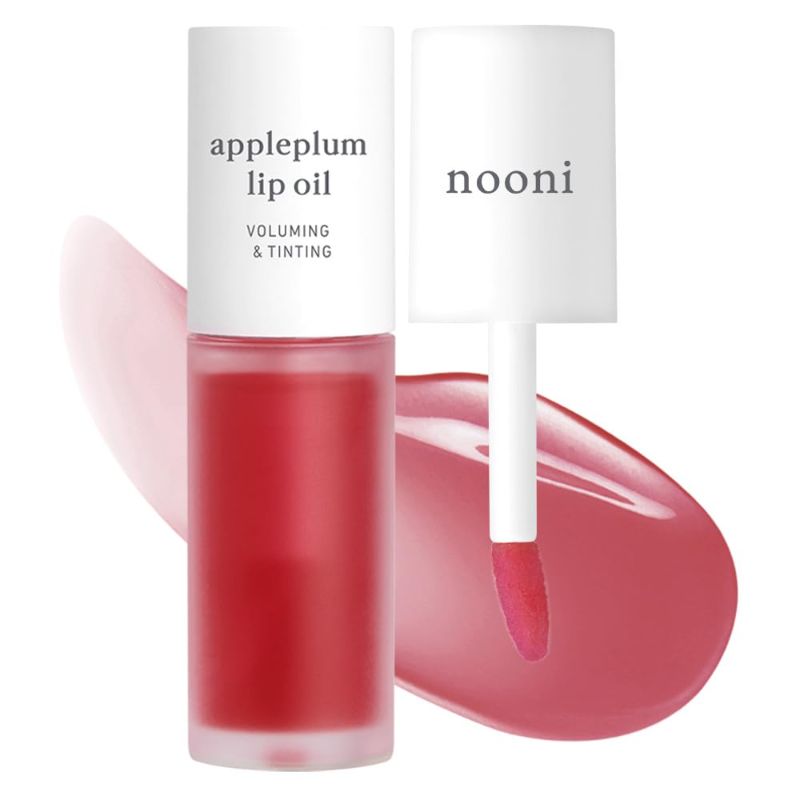 Photo 1 of NOONI Korean Lip Oil - Appleplum | Long-Lasting, Moisturizing, Plumping, Revitalizing for Dry Lips, Waterproof, No Peel Off, Korean Tint, Hydrating, Nourishing Crystal Clear, 0.12 FL Oz