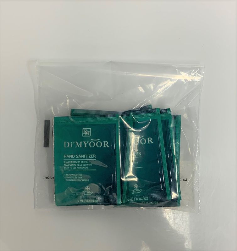 Photo 1 of 15 Pk Travel Dimyoor Hand Sanitizers Fragrance Free New 