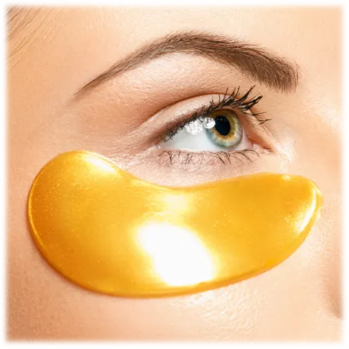 Photo 1 of DERMORA Golden Glow Under Eye Patches | Rejuvenating Treatment | Dark Circles, Puffy Eyes, Refreshing, Revitalizing, Travel, Wrinkles | 50 Pairs Eye Gelsz