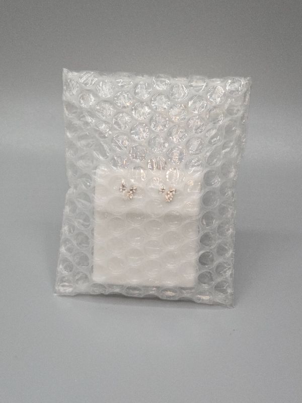 Photo 1 of Gold Plated Diamond Minnie Mouse Earrings