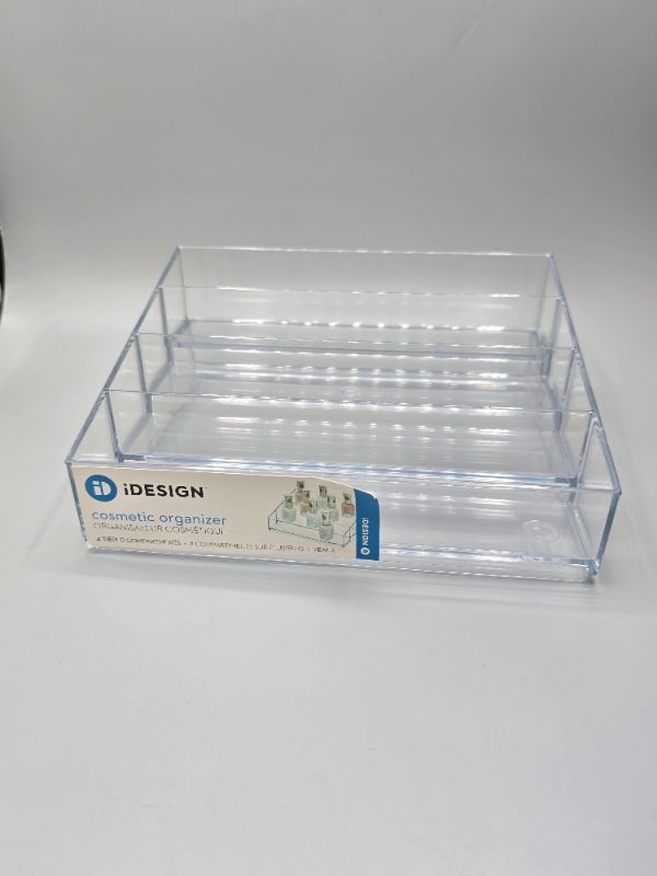 Photo 1 of IDesign Cosmetic Organizers Clear - Clear Clarity Four-Tier Cosmetic Organizer Can Use For Pallets