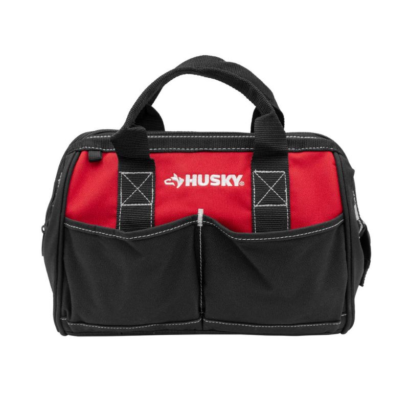 Photo 1 of Husky 12 in 4 Pocket Zippered Tool Bag
