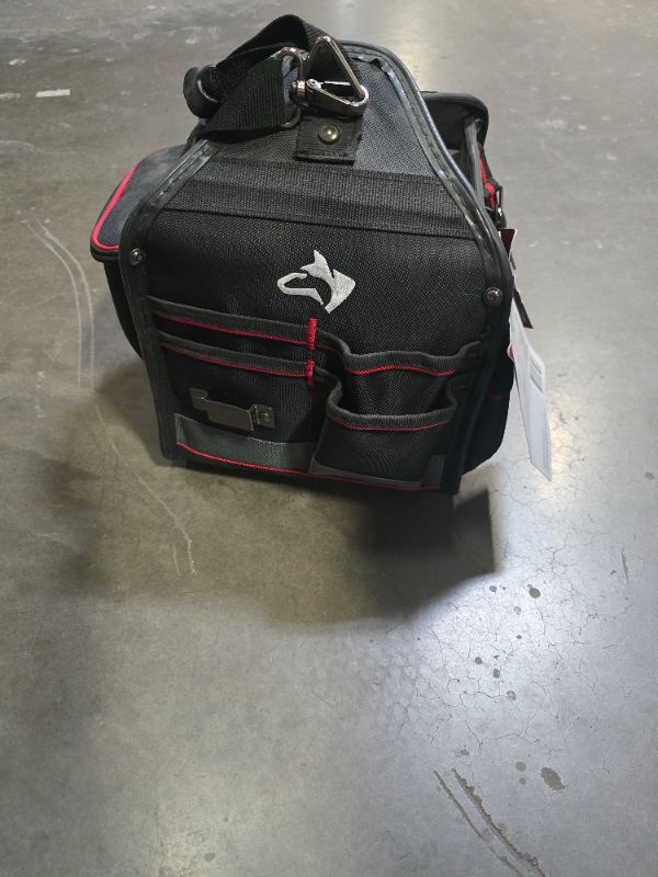 Photo 1 of Husky Pro Professional 10 in. Electrician Tool Bag with Removable Tool Wall Husky Pro