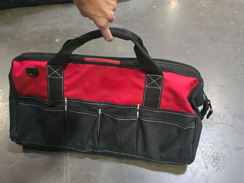 Photo 1 of 22 in. Spring-Loaded Tool Bag