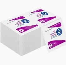 Photo 1 of Dynarex BZKAntisepticTowelettes-5"x7"-Benzalkonium Chloride,,Hand Sanitizing Wipes or FirstAid Wound Wipes,1Case of1000(Packaging May Vary)