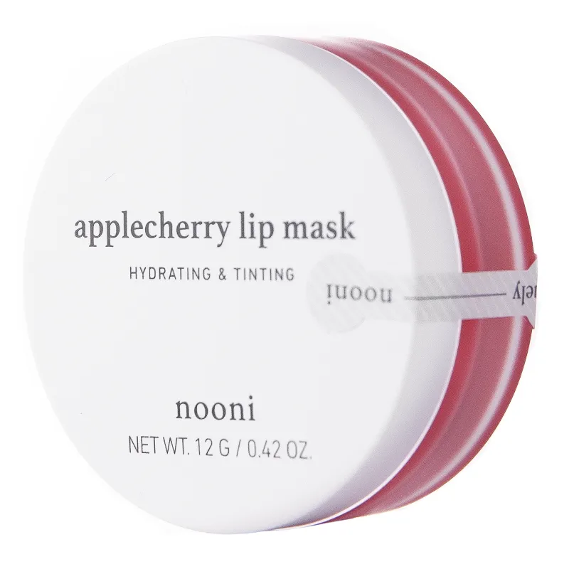 Photo 1 of NOONI Vegan Applecherry Lip Mask Overnight – Hydrating Lip Balm & Butter