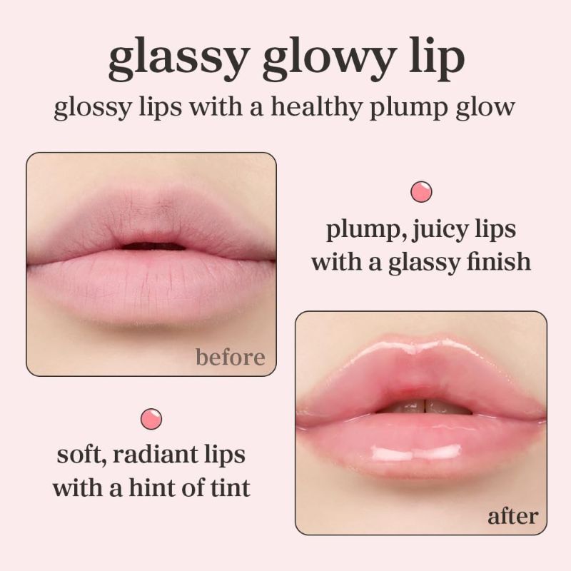 Photo 1 of NOONI Korean Lip Oil - Applepeony | Long-Lasting, Moisturizing, Plumping, Revitalizing for Dry Lips, Waterproof, No Peel Off, Hydrating, Nourishing Crystal Clear, 0.12 FL Oz
