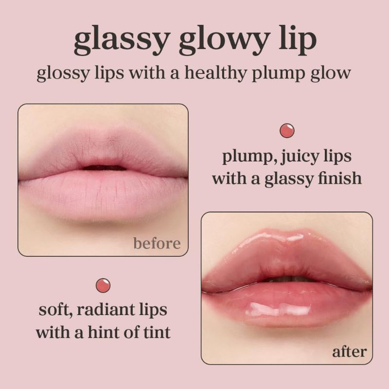Photo 1 of NOONI Korean Lip Oil - Appleginseng | Lip Stain, Gift, Long-Lasting, Moisturizing, Plumping, Revitalizing for Dry Lips, Waterproof, No Peel Off, Korean Lip Tint 0.12 Fl Oz