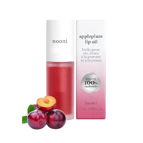 Photo 1 of NOONI Korean Lip Oil - Appleplum | Long-Lasting, Moisturizing, Plumping, Revitalizing for Dry Lips, Waterproof, No Peel Off, Korean Tint, Hydrating, Nourishing Crystal Clear, 0.12 FL Oz