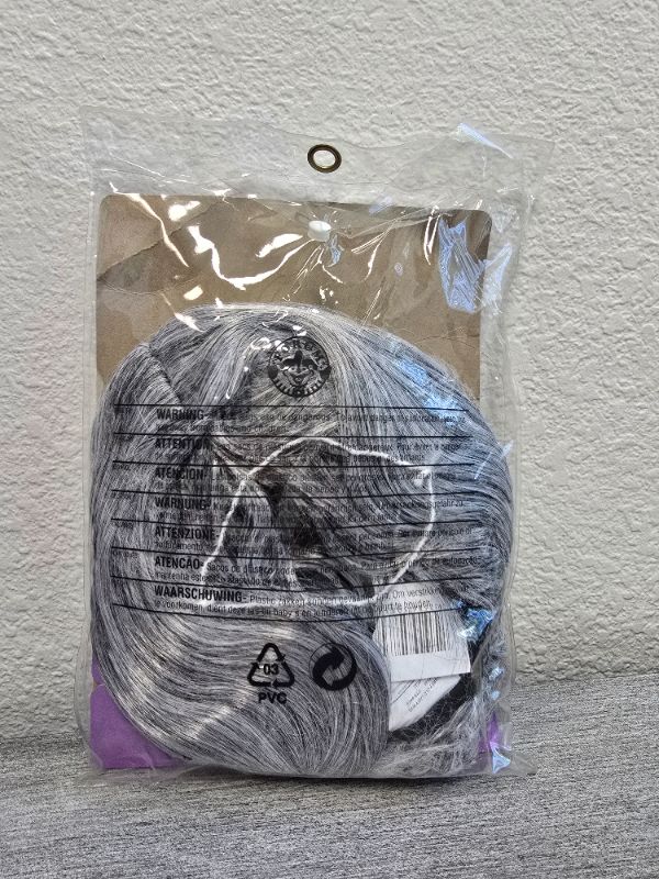 Photo 1 of Grey Old Lady Wig Generic One Size Fancy Dress Party Week Halloween