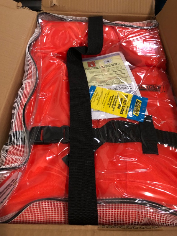 Photo 1 of Seachoice Life Vest, Type II Personal Flotation Device - USCG Approved - Multiple Sizes and Colors