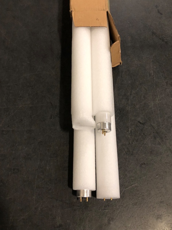 Photo 1 of 4pack 24 inch BL T8 F18W Fluorescent Black Light Blue Tube,2 ft 350BL Replacement TL-D 18W Actinic Bulb, G13 Base Bi-pin