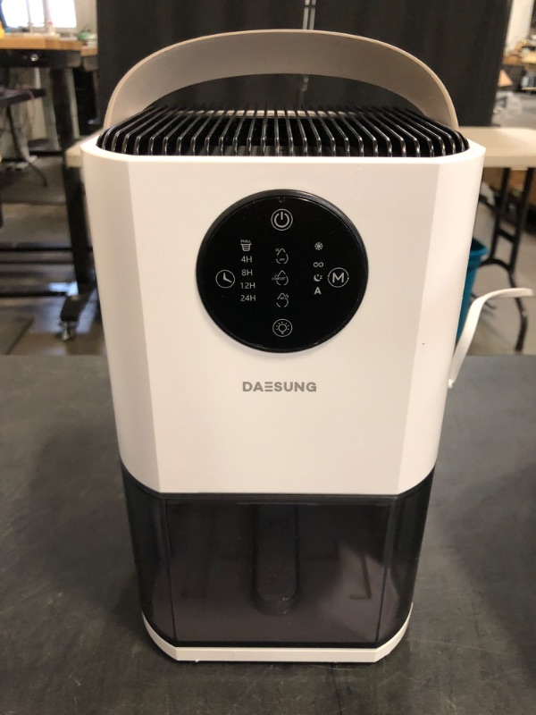 Photo 1 of DAESUNG Dehumidifiers for Home 60 OZ, 2025 New Quiet Dehumidifier for Bedroom with Sleep Mode, Auto Shut Off, Timer, Portable Dehumidifier Small for Bathroom/Livingroom/RV/Closet/Camper