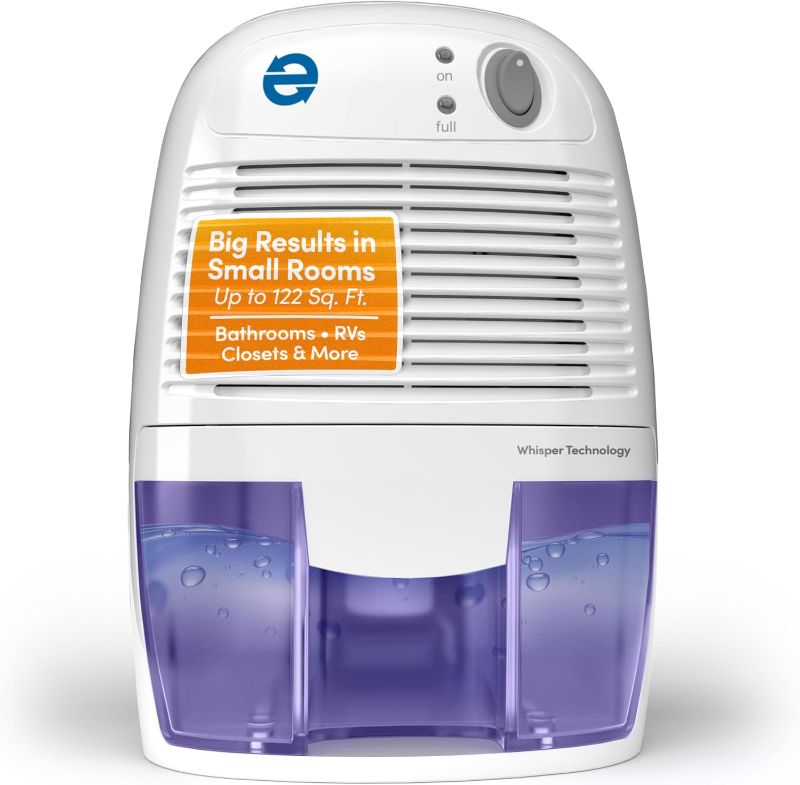 Photo 1 of Eva-Dry EDV-1100 Whisper-quiet 16 OZ Dehumidifier with Auto Shut Off and Restart for small spaces in your Home, RV, Automobile, and Storage up to 122 sq. ft
