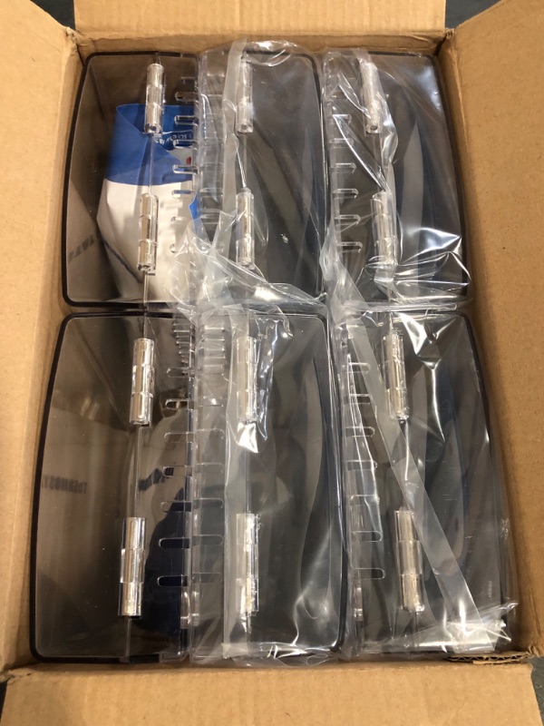 Photo 1 of TRJ 6 PCS Large Thermostat Lock Box with Key - Clear Cover for AC on Wall - Lockable Box Fits 4" Hx6 W or Smaller