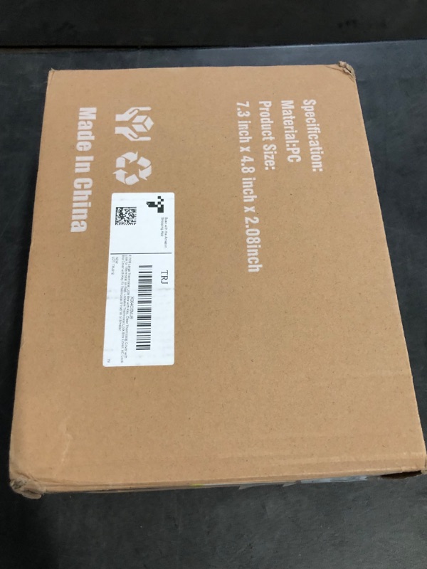 Photo 1 of TRJ 6 PCS Large Thermostat Lock Box with Key - Clear Cover for AC on Wall - Lockable Box Fits 4" Hx6 W or Smaller
