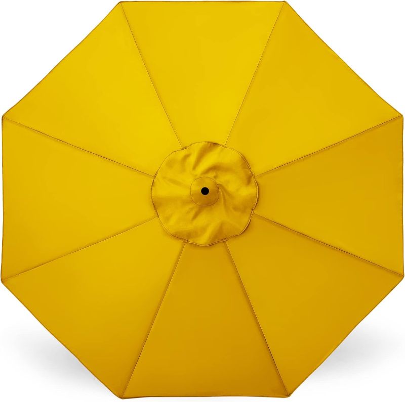 Photo 1 of MASTERCANOPY Patio Umbrella 10 ft Replacement Canopy for 8 Ribs-Gold Canopy Only