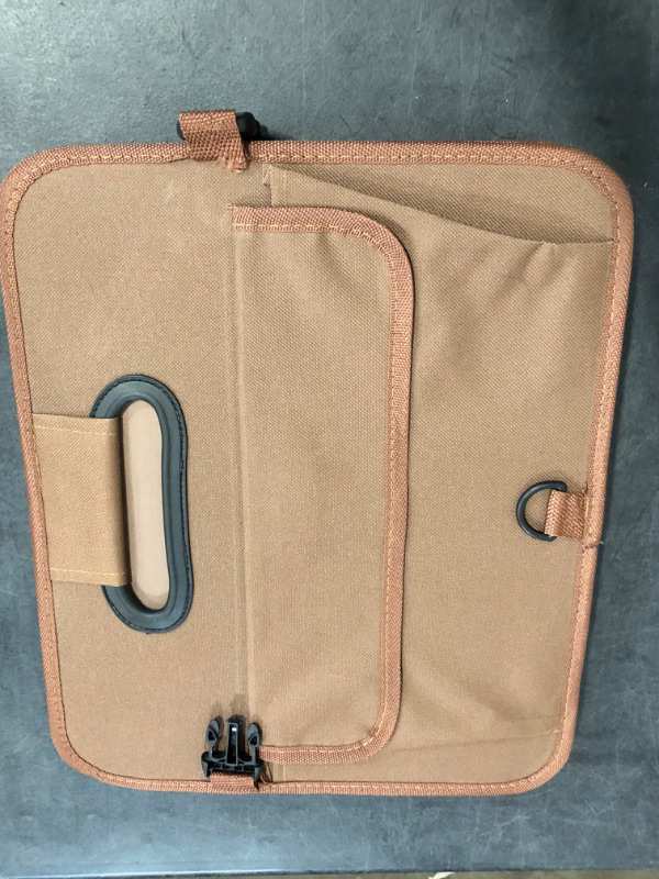 Photo 1 of Car Trunk Organizer, Brown, Foldable, Non-slip, Adjustable, Multiple Compartments, 600D Oxford Cloth Material