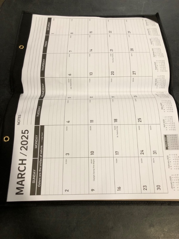 Photo 1 of 2025-2026 Desk Calendar - JUL. 2025 – DEC. 2026, 22" x 17", Large Desk Calendar 2025-2026, 18 Monthly Desk/Wall Calendar 2-in-1, Corner Protector, Desk Pad, Large Ruled Blocks