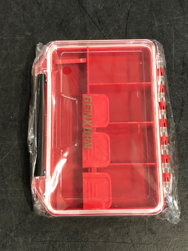 Photo 1 of IPX4 Waterproof Small Storage Parts Organizer, Small Parts Case with Removable Dividers, Screwdriver Bit Set Box