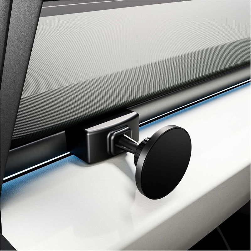 Photo 1 of Phone-Mount for Tesla Cybertruck - Compatible with MagSafe iPhone and Other Phone Cases, Magnetic Phone Holder for Cybertruck, No Glue Required, Accessory for Cybertrcuk 2024+ (Magnetic-Type)