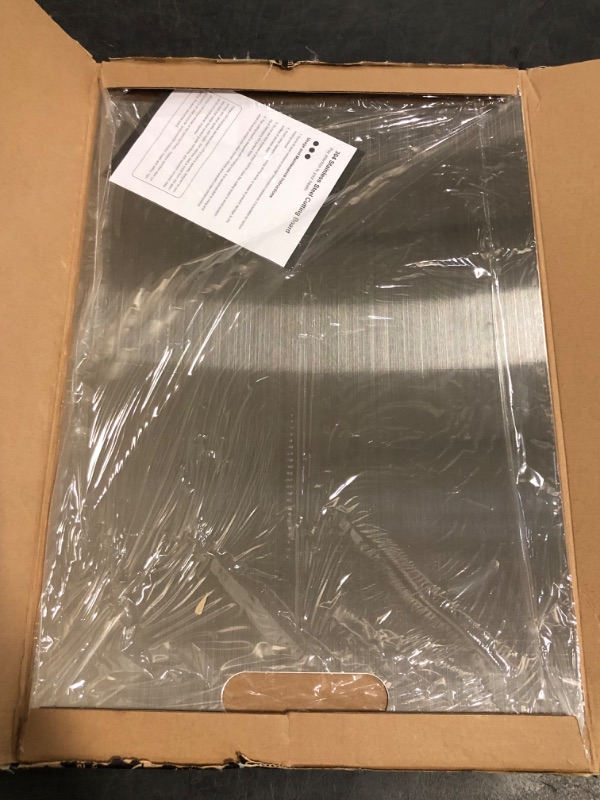 Photo 1 of Stainless Steel Cutting Board I Metal cutting board I Cutting board I Stainless steel chopping board I Titanium cutting board I 304 Stainless Steel
