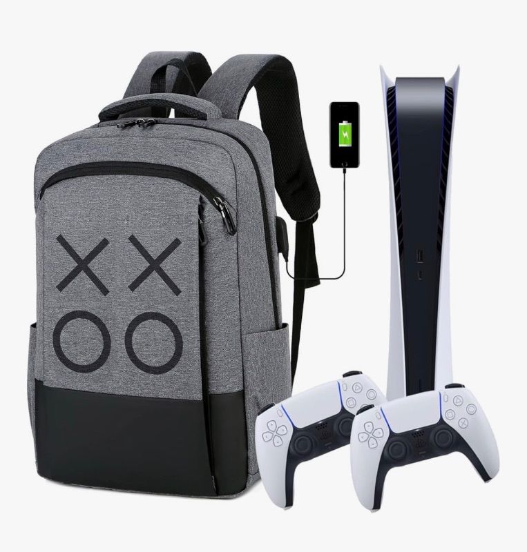 Photo 1 of Travel Bag Game Backpack Compatible with PS5 Travel Case 