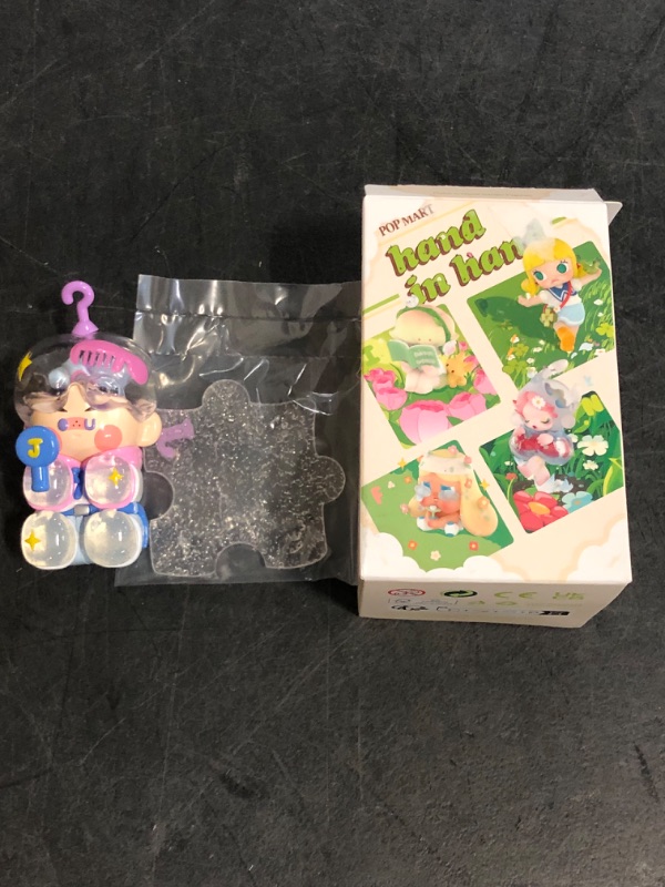 Photo 1 of POP MART Hand in Hand Series Figures Blind Box Figures, Random Design Action Figures Collectible Toys Home Decorations, Holiday Birthday Gifts for Girls and Boys, Single Box