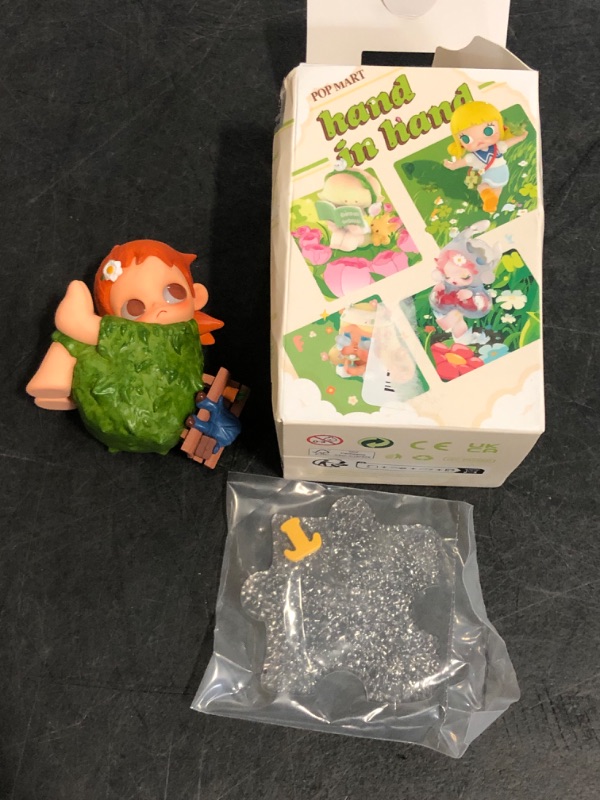 Photo 1 of POP MART Hand in Hand Series Figures Blind Box Figures, Random Design Action Figures Collectible Toys Home Decorations, Holiday Birthday Gifts for Girls and Boys, Single Box