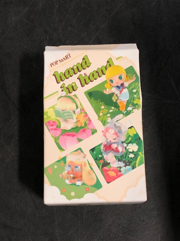 Photo 1 of POP MART Hand in Hand Series Figures Blind Box Figures, Random Design Action Figures Collectible Toys Home Decorations, Holiday Birthday Gifts for Girls and Boys, Single Box