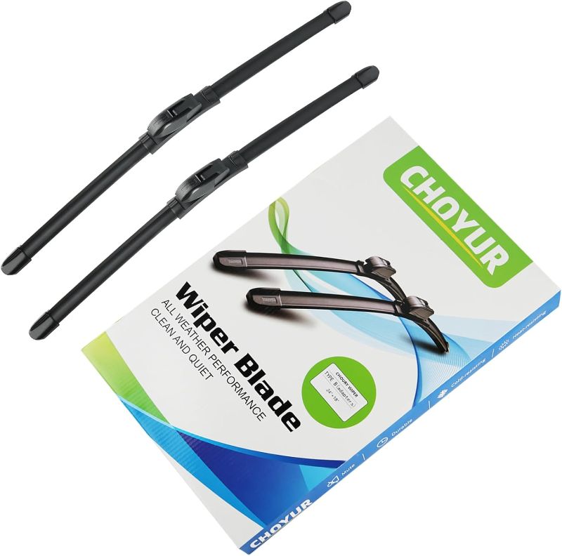 Photo 1 of Windshield Wipers All-Season Blade Type-M 26"+15",Multifunctional Adapters and Refills Replaceable,Double Service Life(set of 2)
