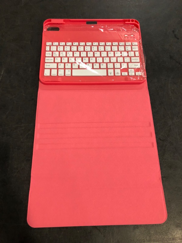 Photo 1 of Hamile for iPad 11th 10th Generation Case with Keyboard - 7 Colors Backlit Wireless Detachable Folio Keyboard Cover with Pencil Holder for iPad 11-inch A16 2025 10th Gen 10.9 Inch 2022 (Pink)