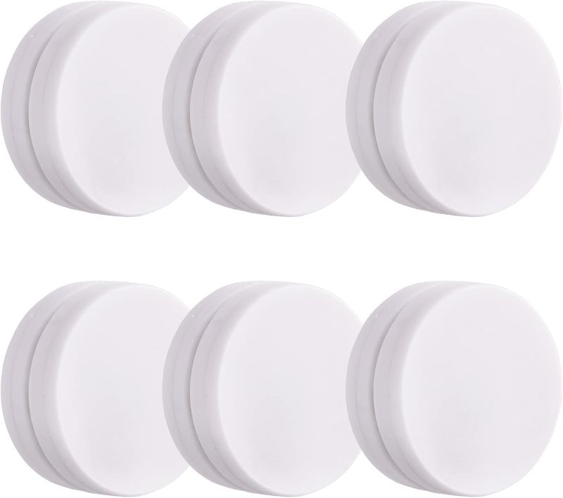 Photo 1 of Magnetic Shower Curtain Weights, Rubber Covered Heavy Duty Weights, Prevent Curtain Liner from Blowing Around, Work for Drapery, Tablecloth, Flag, Outdoor Curtain 6 Pairs(Pack of 12)