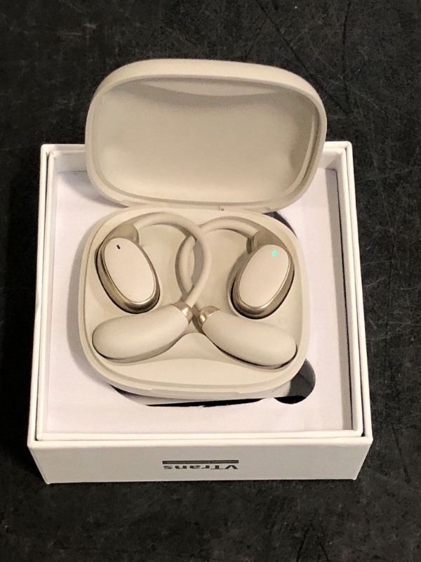 Photo 1 of AI Language Translation Earbuds, 150 Languages Stereo Translation Device, Real Time Translating Earbuds for Business Travel, 3 Translation Modes Bluetooth Earbuds for VTrans App