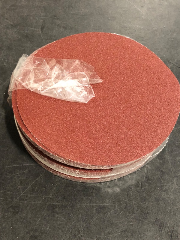 Photo 1 of 50 Pack 7 Inch 80 Grit Hook-and-Loop Sanding Discs Sandpaper -7" Aluminum Oxide Sander Paper Grinding Polishing for Random Orbit Drywall Sander …