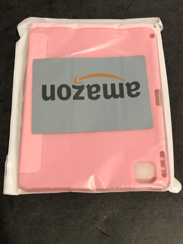 Photo 1 of VIKESI for iPad Pro 11 inch Case, Soft Smart Cover with Pencil Holder for iPad Pro 11-inch 4th/3rd/2nd/1st Generation (2022/2021/2020/2018 Released),Auto Sleep/Wake, Pink