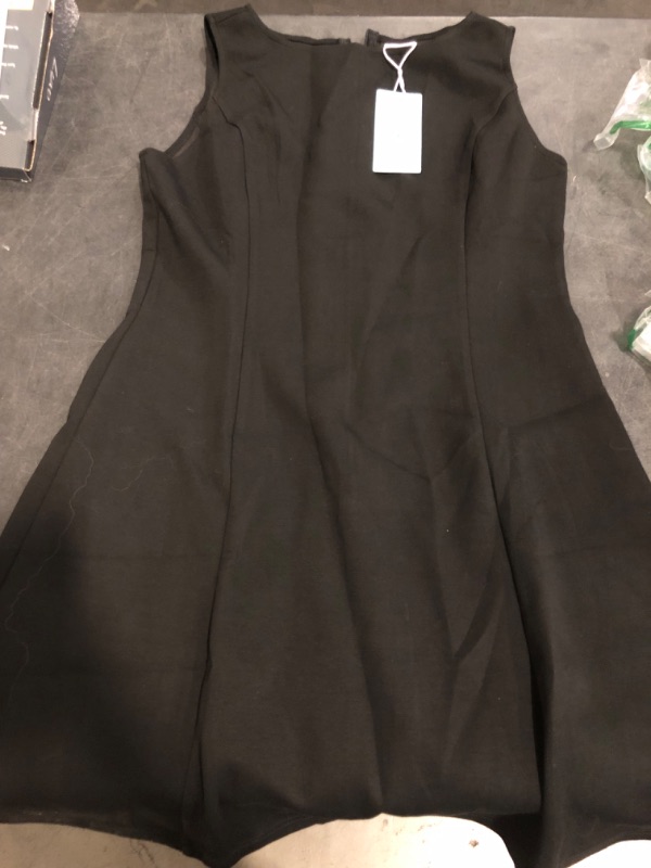 Photo 1 of Size M WIHOLL Women's Summer A-Line Sleeveless Boat Neck Mini Dress Club Party Little Short Dresses