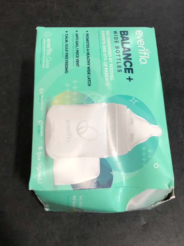 Photo 1 of Evenflo Feeding Premium Proflo Venting Balance Plus Wide Neck Baby, Newborn and Infant Bottles - Developed by Pediatric Feeding Specialists - 5 Ounce (Pack of 6)