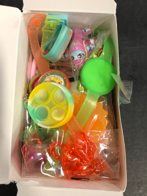 Photo 1 of 120 Pcs Party Favors for Kids,Mini Fast Push Game,Pop Fidget Treasure Box Toys for Classroom,Pinata Filler,Goodie Bag Stuffers,Treasure Chest Carnival Prizes,Small Bulk Toys for Boys Girls 4-8-12