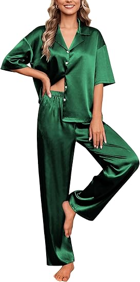 Photo 1 of Size S ELESOL Button Up Pajama Set