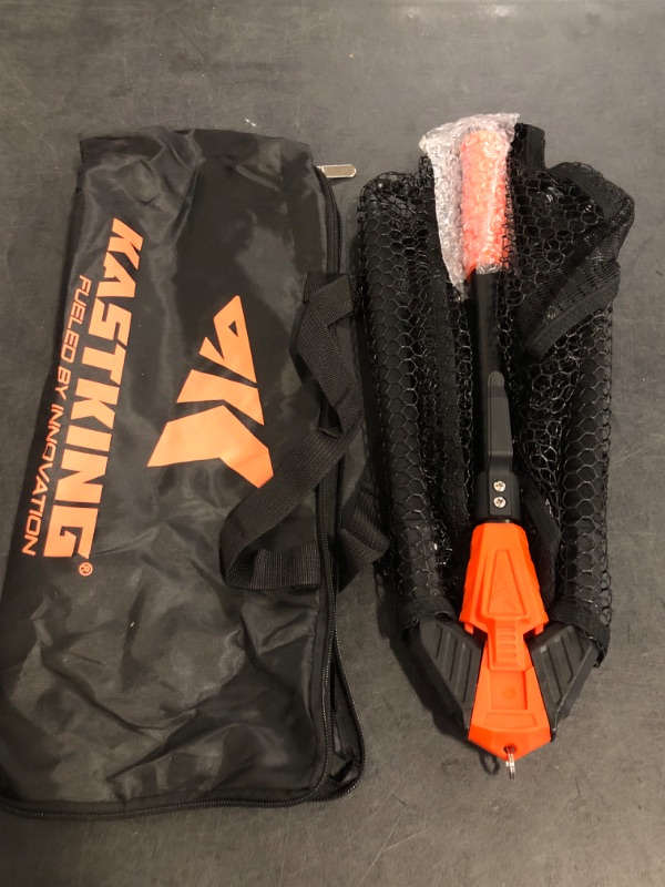 Photo 1 of KastKing Pontus Fishing Net, Foldable & Lightweight Landing Net with Built in Length Scale, Strength Aluminum Handle, Fishing Gear and Gift for Men