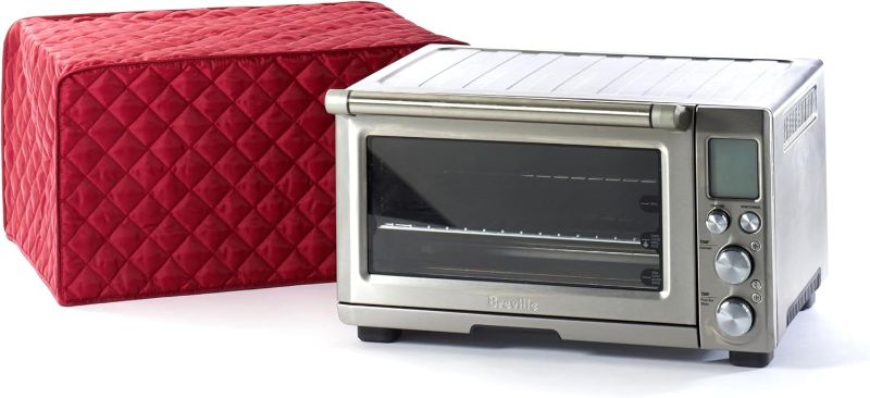 Photo 1 of Covermates Keepsakes â€“ Toaster Cover â€“ Dust Protection - Stain Resistant - Washable â€“ Appliance Cover, Red