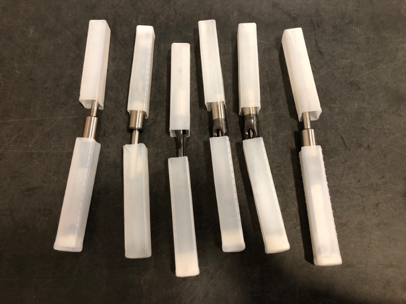 Photo 1 of 5Pcs Woodworking Square Drill Bit HSS Square Countersink Bit Kit 1/4in 5/16in 3/8in 7/16in 1/2in