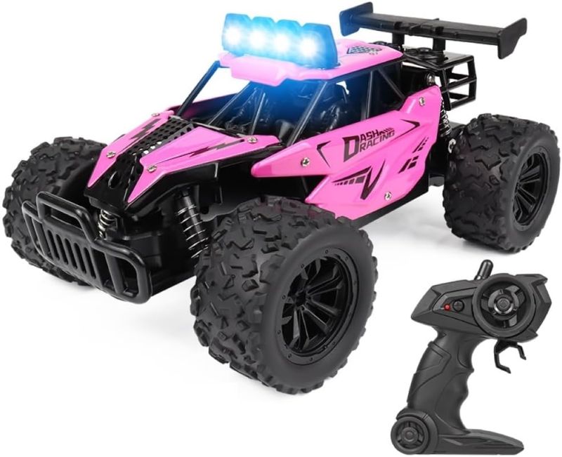 Photo 1 of Minor damage Missing Remote Asou Remote Control Car 2.4GHz RC Off Road High Speed Toy Car with LED Headlight and Rechargeable Battery for Girls Boys Kids
