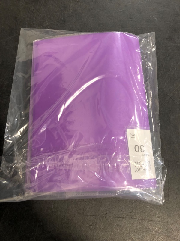 Photo 1 of Purple Diamond Storage Book - A4 Portfolio Folder for 60 Picture Pics, 30 Pages - Organization, Storage, 12.2x9.1in