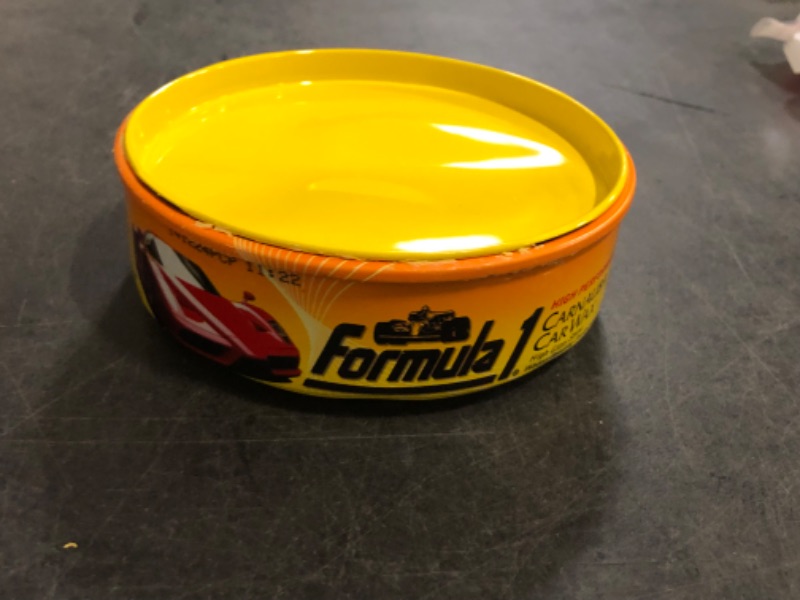 Photo 1 of Formula 1 Carnauba Car Wax Paste - High-Gloss Shine - Polish for Car Detailing to Shine & Protect – Remove Haze and Paint Swirls w/ Micropolishing Agents – Car Cleaning Supplies (8 oz)