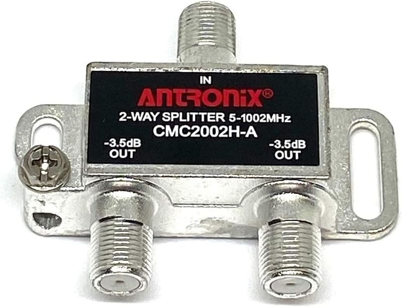 Photo 1 of Antronix A Series CMC2000H-A 2-Way Horizontal Splitter 1 GHz 5-1002 MHZ MoCA Capable
Brand: Antronix