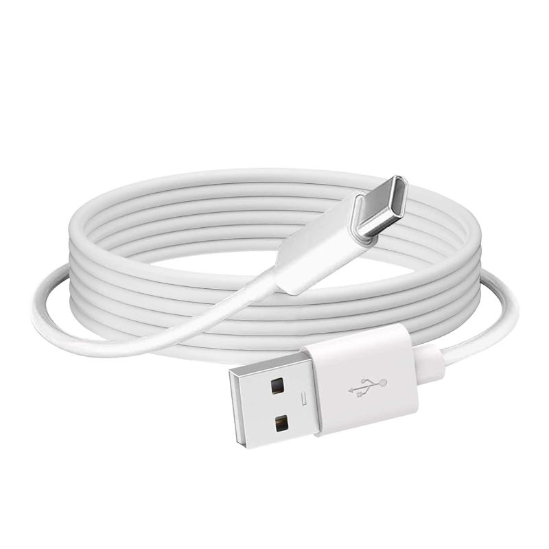 Photo 1 of 6ft 15 Car Data Cord USB A to USB C Cable for iPhone 16e 16 15, 16 15 Pro Max,16 15 Plus iPad 10th Gen iPad Pro 12.9/11 iPad Air 5th Gen/4th Gen Mini 6th Gen Charger Cord CarPlay Charging Cable White
