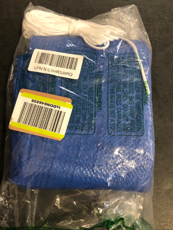 Photo 1 of Round Pool Cover Dustproof Protection for Inflatable and Frame Pools Blue Easy to Use and Store for Keeping Debris Preventing Water Evaporation