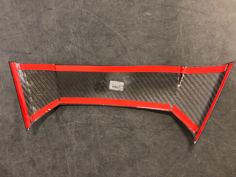 Photo 1 of Crosselec Carbon Fiber Interior Seats Center Cover Trim for Chevrolet Corvette C8 2020-2025 (for Convertible Model)